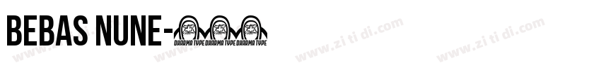 bebas nune字体转换